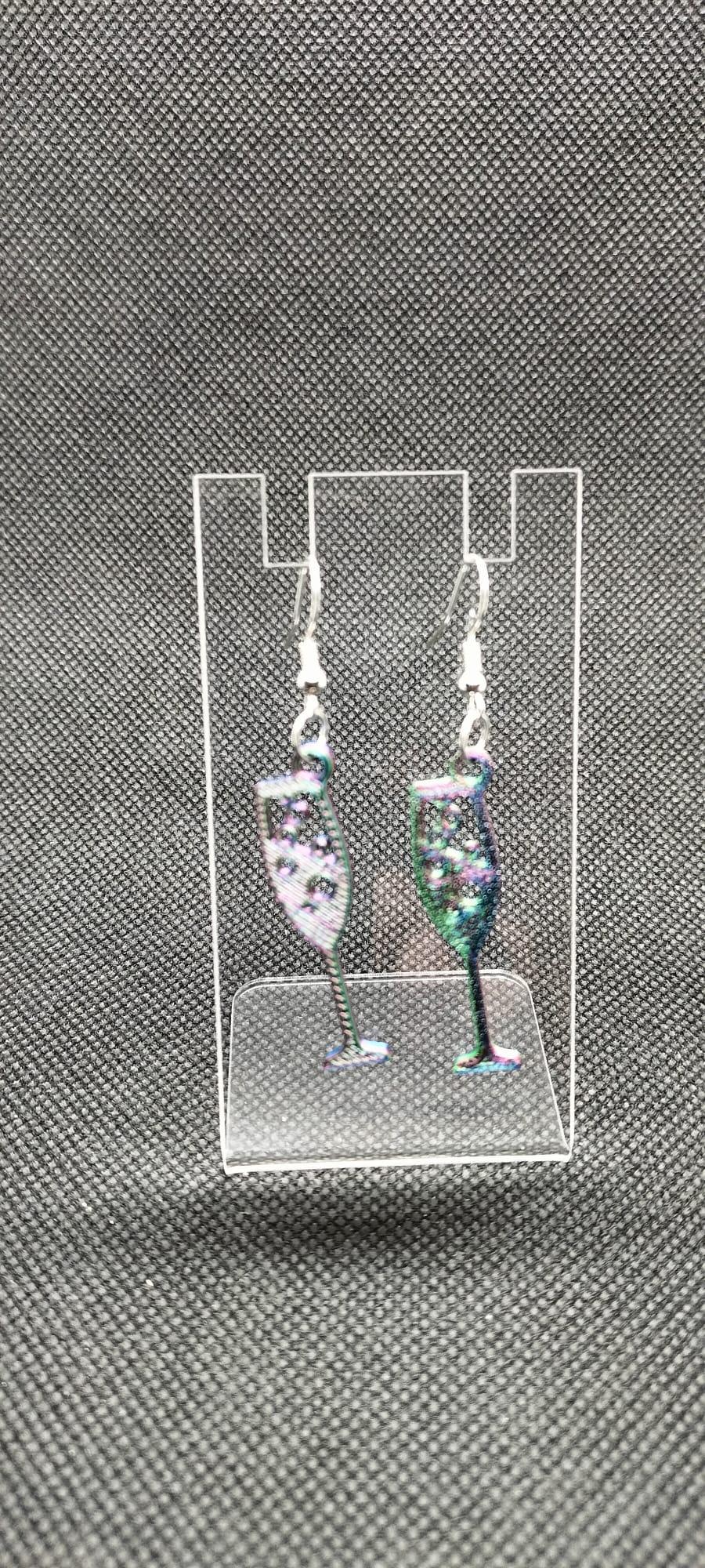 Bubbels & Prosecco Oorbellen - Afbeelding 4